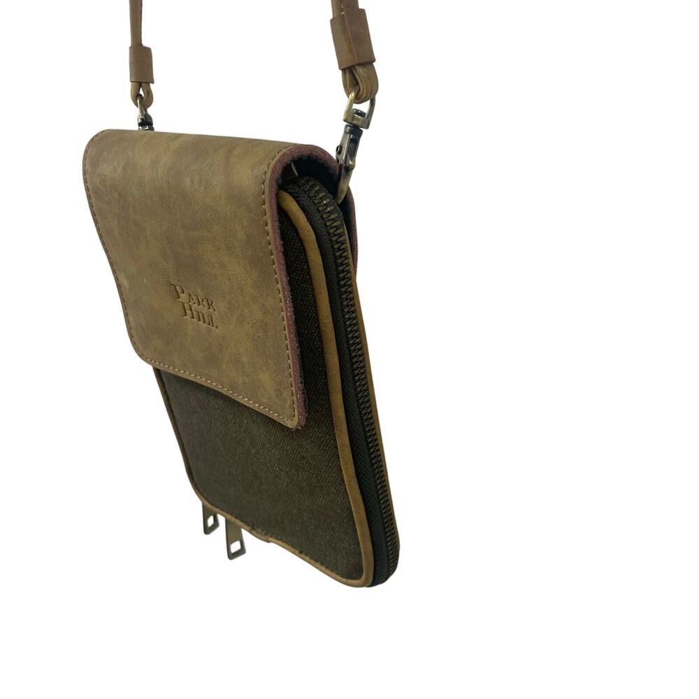 Park Hill Cotton Canvas Wallet Organizer Crossbody Handbag View 4
